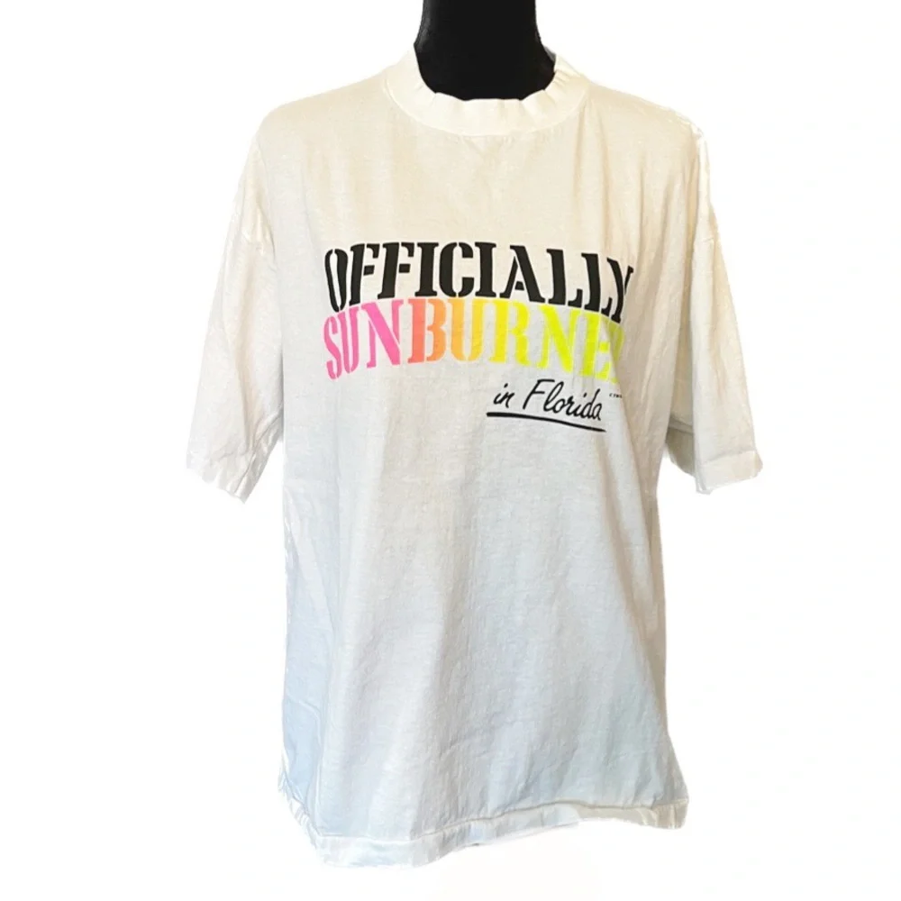 Vintage FLORIDA “Sunburned” XL T-shirt Single Stitch